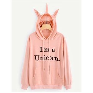 Unicorn Ear Hoodie